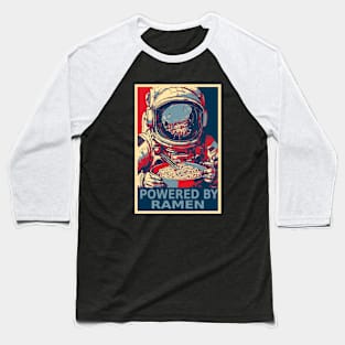 Astronaut Eating Ramen Baseball T-Shirt